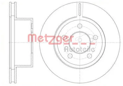 6886.10 METZGER Тормозной диск (фото 1)