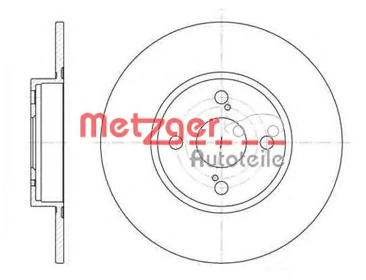 6900.00 METZGER Тормозной диск (фото 1)