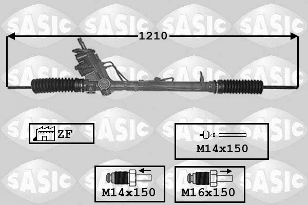 7006003 SASIC Рулевой механизм (фото 1)