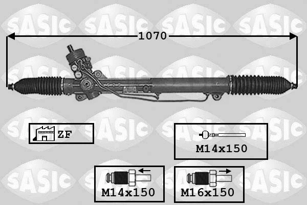 7006004 SASIC Рулевой механизм (фото 1)