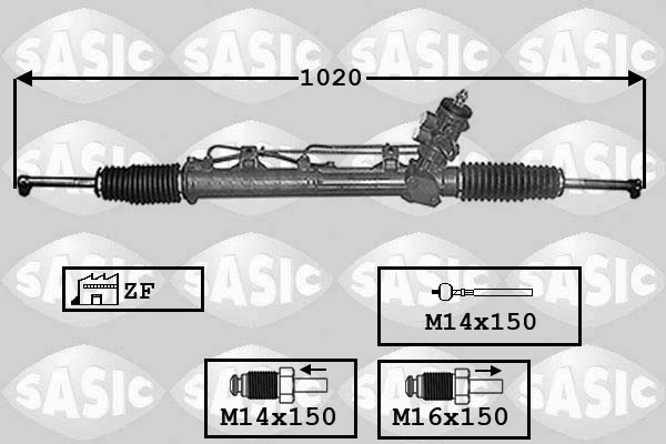 7006012 SASIC Рулевой механизм (фото 1)