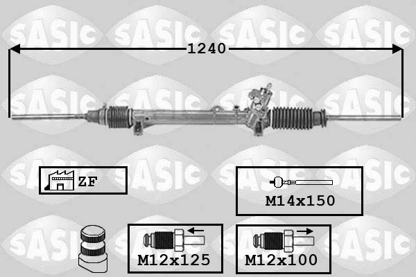 7006034 SASIC Рулевой механизм (фото 1)