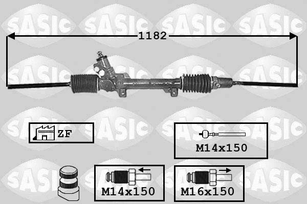 7006035 SASIC Рулевой механизм (фото 1)