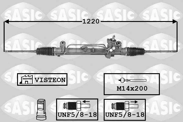 7006068 SASIC Рулевой механизм (фото 1)