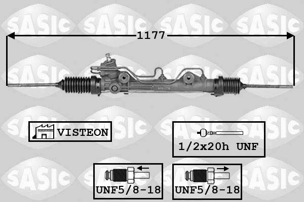 7006070 SASIC Рулевой механизм (фото 1)