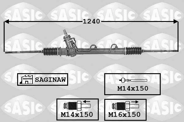 7006077 SASIC Рулевой механизм (фото 1)