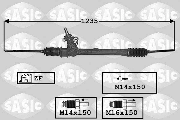 7006079 SASIC Рулевой механизм (фото 1)