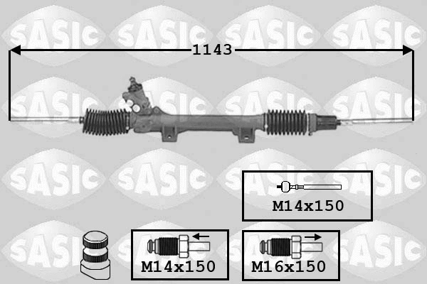 7006081 SASIC Рулевой механизм (фото 1)