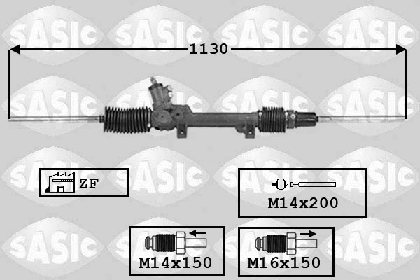 7006083 SASIC Рулевой механизм (фото 1)