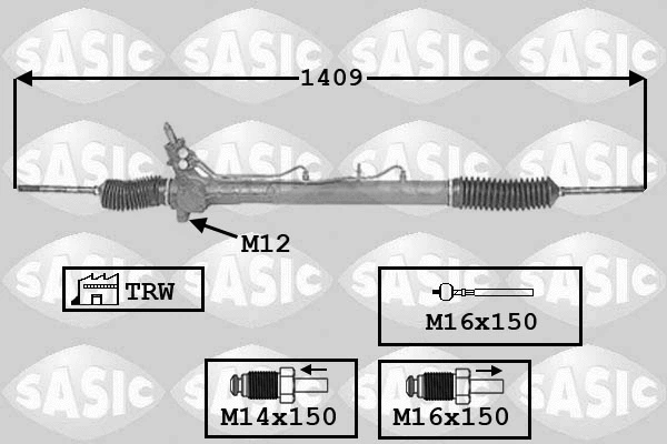7006089 SASIC Рулевой механизм (фото 1)