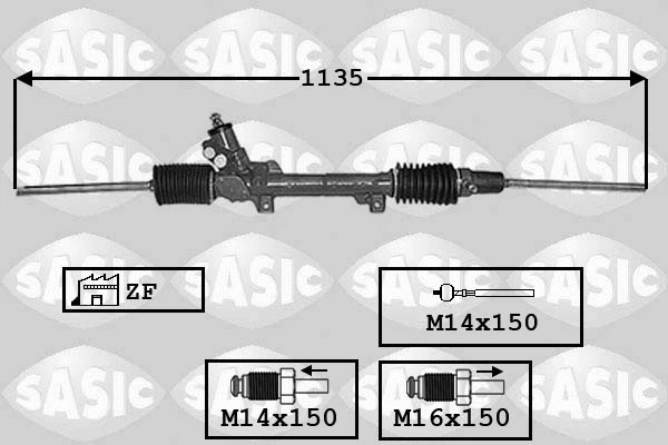 7006097 SASIC Рулевой механизм (фото 1)