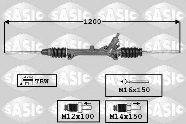 7006099 SASIC Рулевой механизм (фото 1)