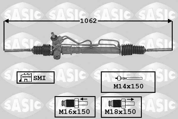 7006114 SASIC Рулевой механизм (фото 1)