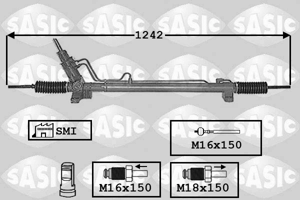 7006130 SASIC Рулевой механизм (фото 1)