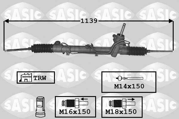 7006157 SASIC Рулевой механизм (фото 1)