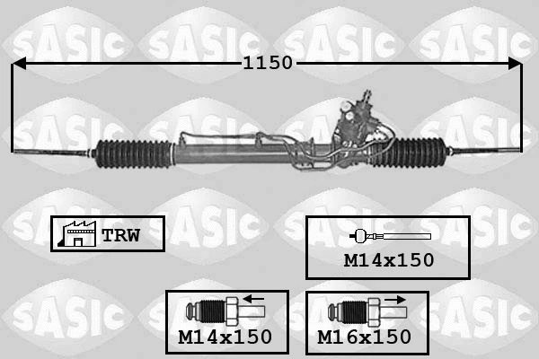 7006162 SASIC Рулевой механизм (фото 1)