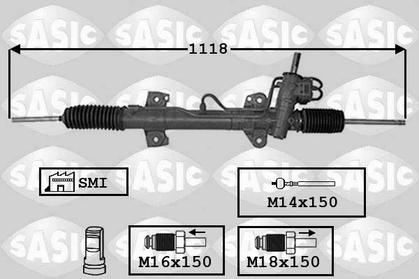 7006168 SASIC Рулевой механизм (фото 1)