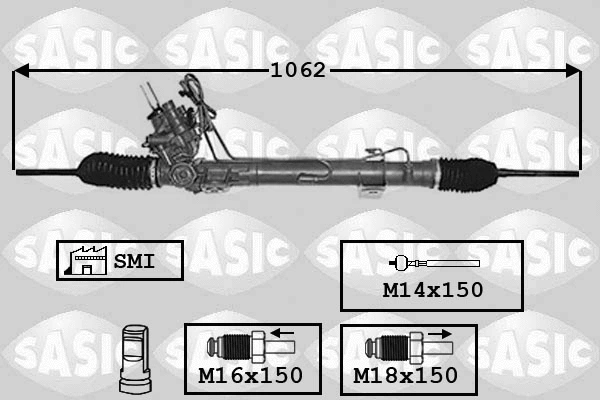 7006170 SASIC Рулевой механизм (фото 1)
