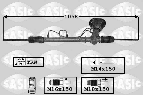 7006173 SASIC Рулевой механизм (фото 1)