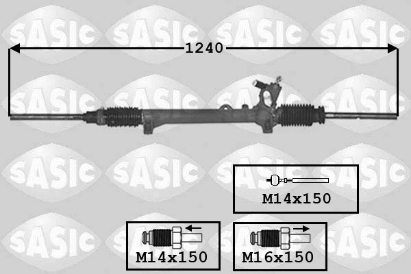 7170003 SASIC Рулевой механизм (фото 1)