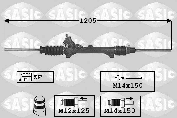 7170016 SASIC Рулевой механизм (фото 1)