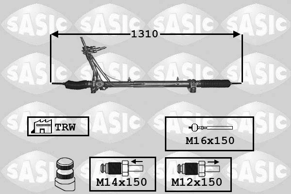 7170025 SASIC Рулевой механизм (фото 1)