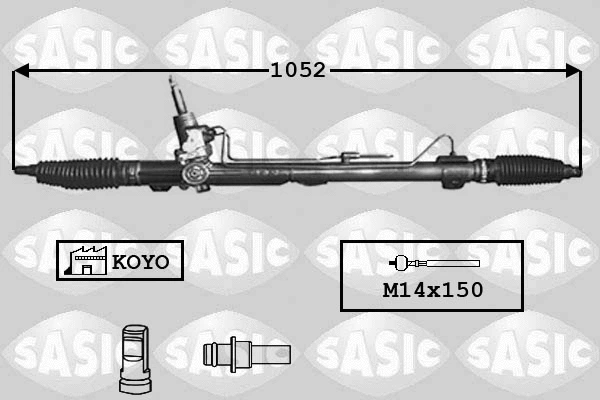 7170028 SASIC Рулевой механизм (фото 1)
