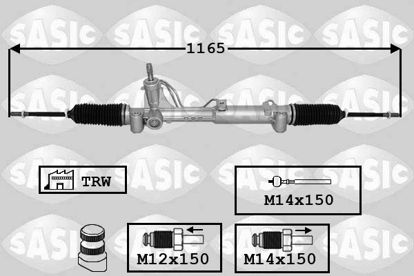 7170072 SASIC Рулевой механизм (фото 1)