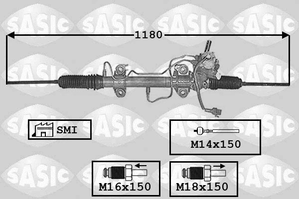 7174003 SASIC Рулевой механизм (фото 1)