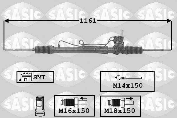 7174006 SASIC Рулевой механизм (фото 1)