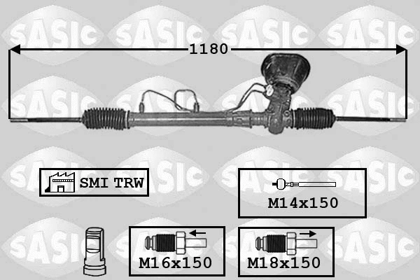 7174009 SASIC Рулевой механизм (фото 1)