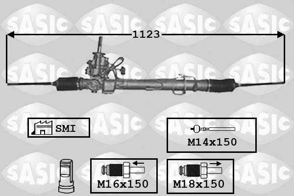 7174022 SASIC Рулевой механизм (фото 1)