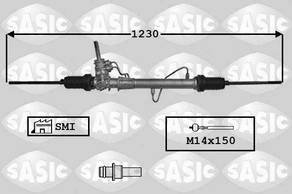 7174023 SASIC Рулевой механизм (фото 1)