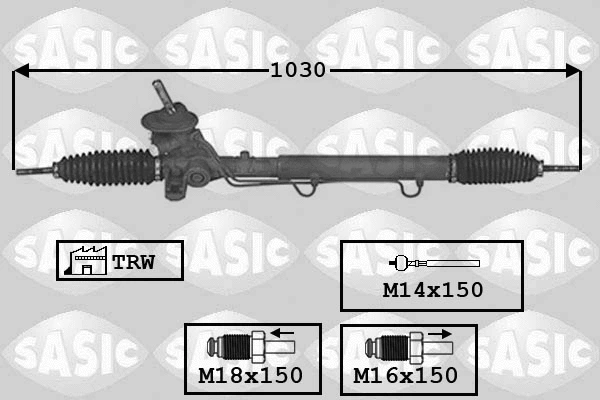 7176029 SASIC Рулевой механизм (фото 1)
