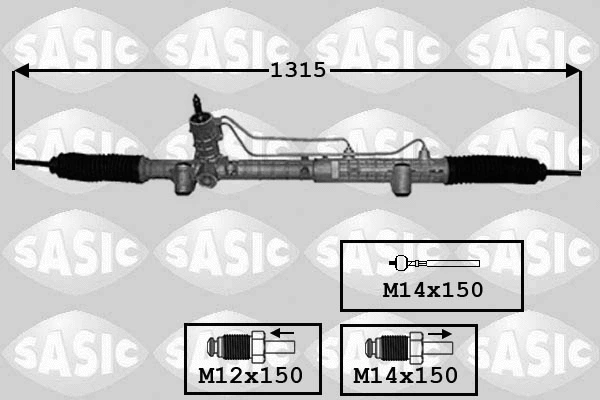 7176047 SASIC Рулевой механизм (фото 1)