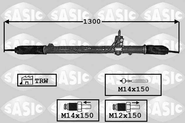 7176053 SASIC Рулевой механизм (фото 1)