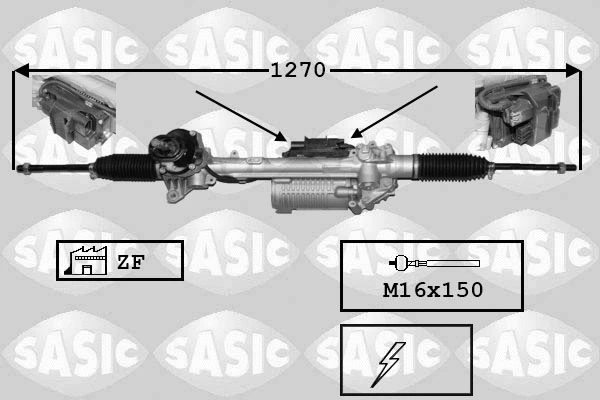 7176059 SASIC Рулевой механизм (фото 1)