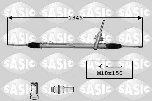 7176060 SASIC Рулевой механизм (фото 1)