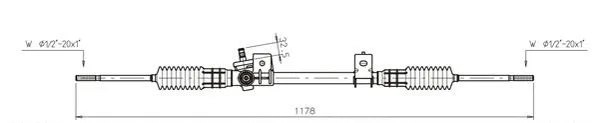 FO4021 GENERAL RICAMBI Рулевой механизм (фото 1)