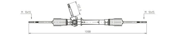 OP4035 GENERAL RICAMBI Рулевой механизм (фото 1)