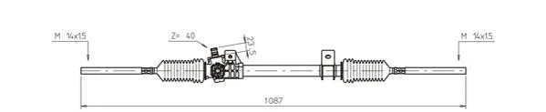 RE4027 GENERAL RICAMBI Рулевой механизм (фото 1)