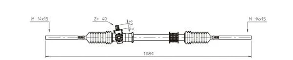 RE4028 GENERAL RICAMBI Рулевой механизм (фото 1)