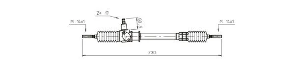 SE4007 GENERAL RICAMBI Рулевой механизм (фото 1)