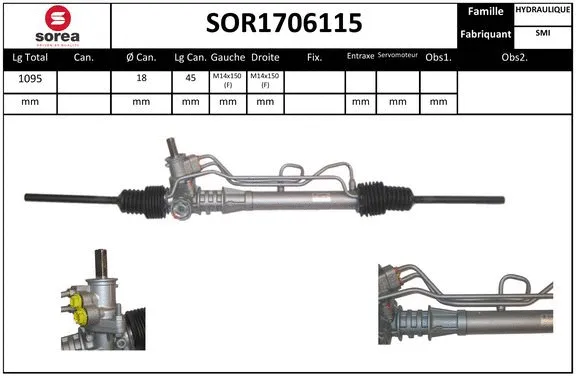 SOR1706115 EAI Рулевой механизм (фото 1)
