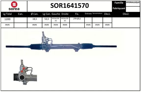 SOR1641570 SNRA Рулевой механизм (фото 1)
