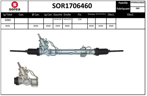 SOR1706460 SNRA Рулевой механизм (фото 1)