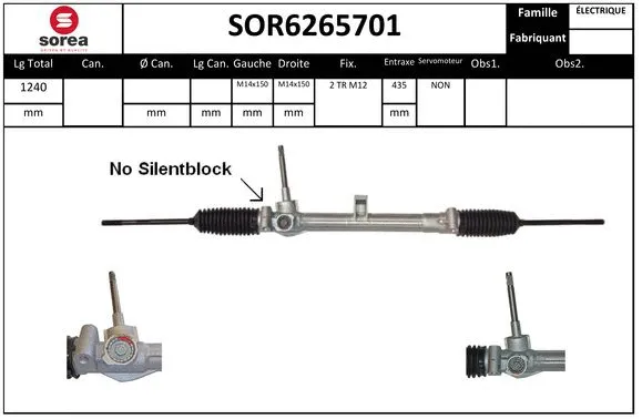 SOR6265701 SNRA Рулевой механизм (фото 1)