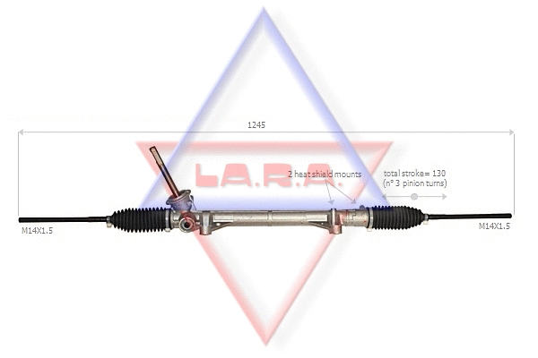 310039 LARA Рулевой механизм (фото 1)