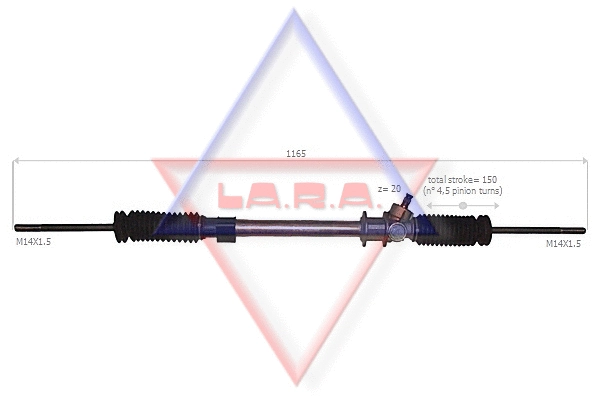 340002 LARA Рулевой механизм (фото 1)