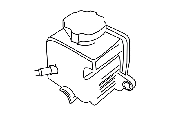 161203 WXQP Компенсационный бак, гидравлического масла услителя руля (фото 1)